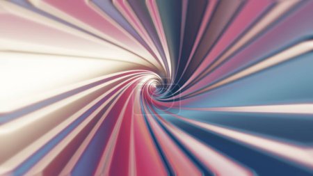 Spiralaufguss: Ein hypnotischer Strudel pastellfarbener Farben