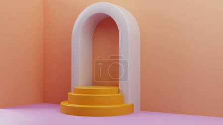 Colores ascendentes: Una escalera a un portal de pasteles