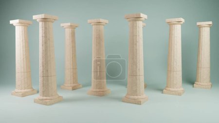 Alignement de l'élégance : la collection de colonnes classiques
