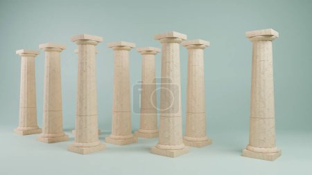 Alignment of Elegance: The Classical Column Collection