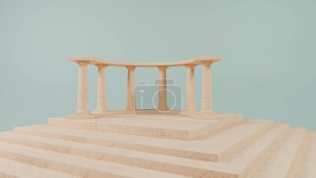 Photo for Portal to Antiquity: Neo-Classical Digital Design - Royalty Free Image