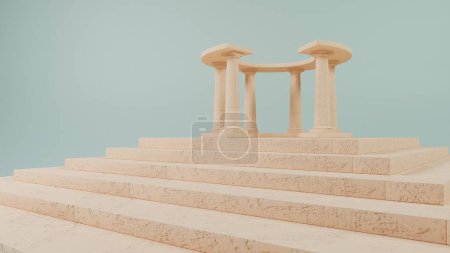Photo for Serenity in Stone: A Contemporary Take on Classical Forms - Royalty Free Image