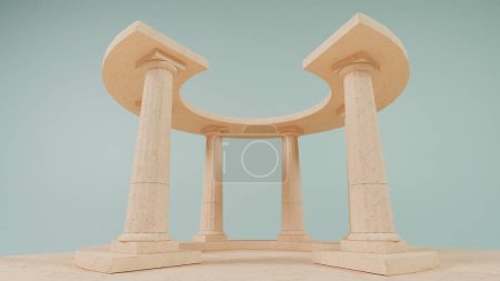 Photo for Serenity in Stone: A Contemporary Take on Classical Forms - Royalty Free Image