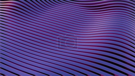 Amethyst Waves: A Majestic Sea of Striped Elegance