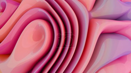 Candy Swirls: Ein zarter Strudel pastellfarbener Wellen