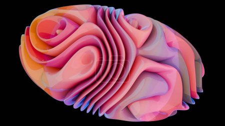Candy Swirls: Ein zarter Strudel pastellfarbener Wellen