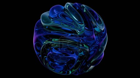 Cosmic Dance: The Fluidity of Light in Digital Abstraction