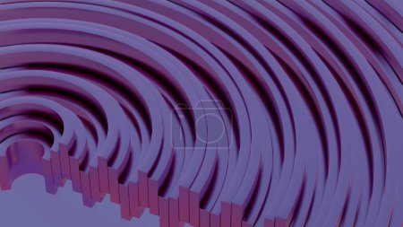 Cosmos infini : un voyage en spirale à travers les couches de lavande
