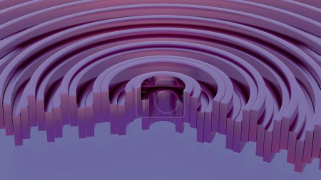Téléchargez les photos : Cosmos infini : un voyage en spirale à travers les couches de lavande - en image libre de droit