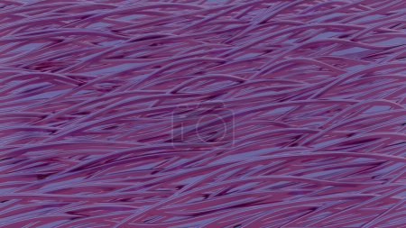 Lavender Lattice: The Fluid Dance of Abstract Purple Strands