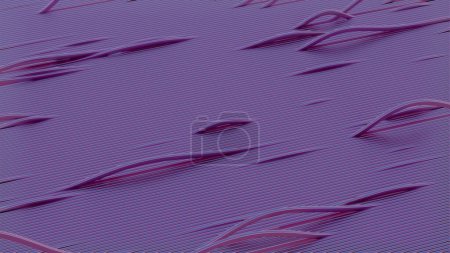 Lavender Lattice: The Fluid Dance of Abstract Purple Strands
