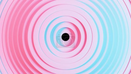 Candy Swirl: Ein zarter Aufguss aus Pastellrosa und Babyblau