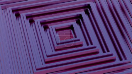 Labyrinth aus Lavendel: Ein geometrischer Abstieg in pastellene Tiefen