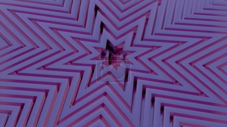 Labyrinth aus Lavendel: Ein geometrischer Abstieg in pastellene Tiefen