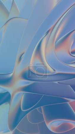 Remolinos de zafiro: una mezcla hipnótica de ondas azules y carmesí