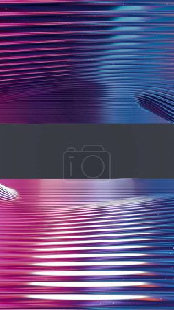 Photo for A 3D wave background tailored for creative ventures, delivering a dynamic and fluid canvas for innovative projects and visual storytelling. - Royalty Free Image