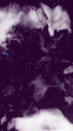 Téléchargez les photos : Fluo Velocity : Un voyage dans l'espace électrique rose et bleu - en image libre de droit