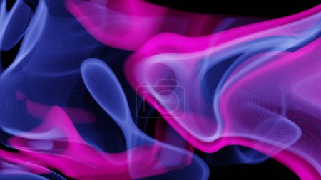 Flowing Illumination: Abstract Light Waves