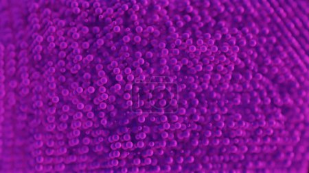 Purple Microstructures: Abstract Sphere Close-Up"