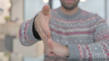 Photo for Close up of Man Offering Handshake - Royalty Free Image