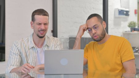 Photo for Creative Teammates Reacting to Online Loss in Office - Royalty Free Image