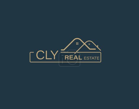 CLY Real Estate and Consultants Logo Design Vectors images. Luxury Real Estate Logo Design