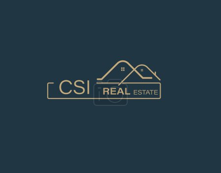 CSI Real Estate and Consultants Logo Design Vectors images. Luxury Real Estate Logo Design