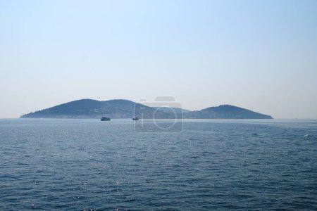 Îles des Princes dans la mer de Marmara, panorama de la mer.