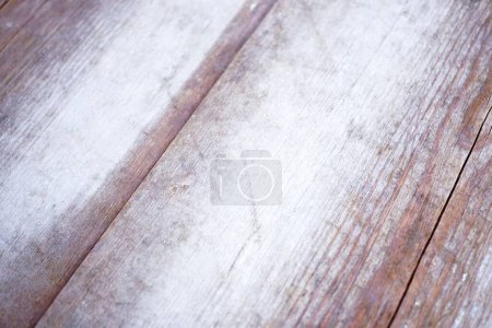 Foto de Antiguo fondo de madera envejecido rústico en marrón húmedo. - Imagen libre de derechos