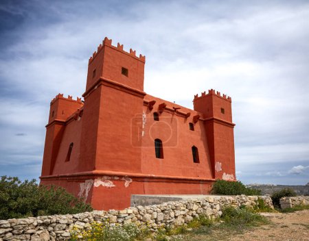 Photo for Saint Agatha's Tower in Malta also known as the Red Tower - Royalty Free Image