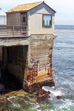 Photo for Structure on a pier at Cannery Row in Monterey, California - Royalty Free Image