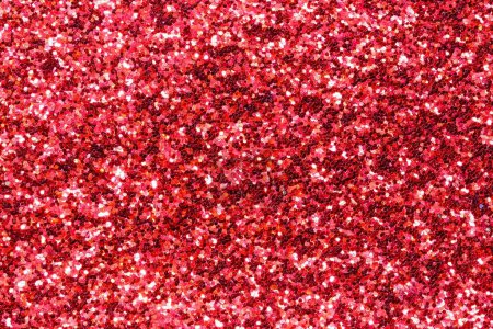 Photo for RED shimmer background with reflective glitter material - Royalty Free Image