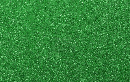 Photo for Glittery shimmering bright glittery shimmering sparkle background green green glittery green - Royalty Free Image