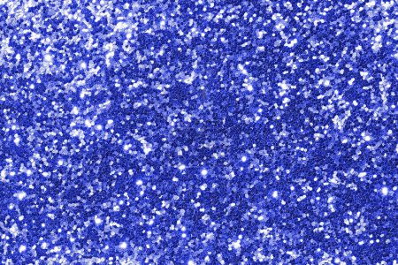 Photo for BLUE Glittery sparkling bright BACKGROUND with many lights and lots of reflections - Royalty Free Image