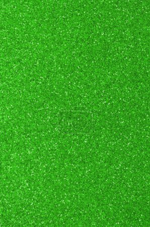 Photo for GREEN GLITTER sparkling background perfect as backdrop of ecological transition concept with many lights - Royalty Free Image