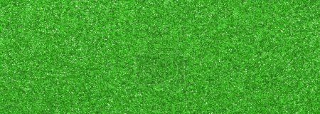 Photo for GREEN GLITTERY sparkling background with bright reflections and small lights - Royalty Free Image
