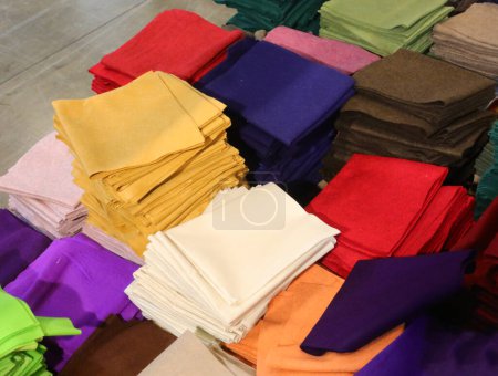 many felt fabrics for sale in the hobby shop to make custom creations
