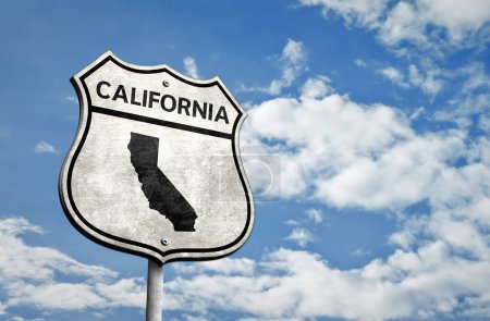 Foto de U.S. Route 66 in California - Imagen libre de derechos