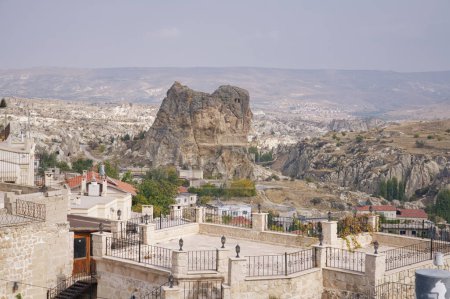 Photo for Photo of the paranomic view of Ortahisar on Cappadocia - Royalty Free Image