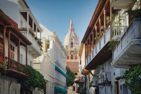Foto der Altstadt von Cartagena da Indias - Kolumbien