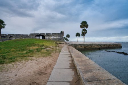 Téléchargez les photos : Photo du Castilo de San Marcos à Saint Augustine, USA - en image libre de droit