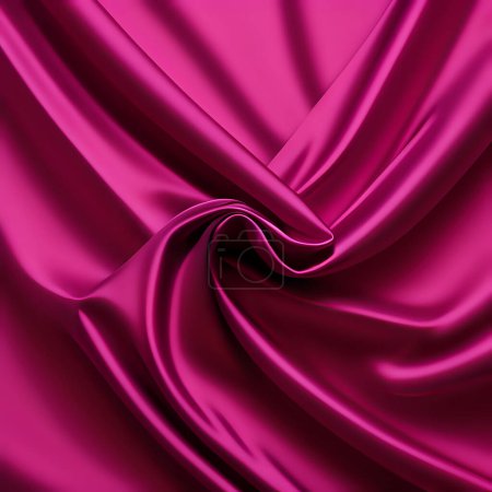 Foto de Paño de magentasatina vibrante vibra con hermosos tonos de magenta - Imagen libre de derechos