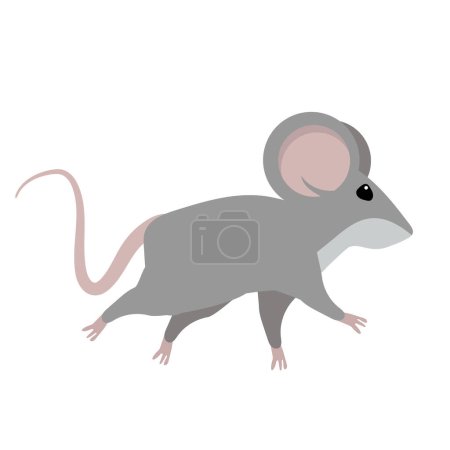Illustration for Rat Vector drawing icon sign - Royalty Free Image