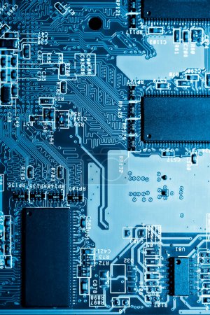 Photo for Abstract,close up of Mainboard Electronic background.(logic board,cpu motherboard,circuit,system board,mobo) - Royalty Free Image