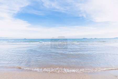 Schöne Natur Meer Sommer Hintergrund, Sandstrand