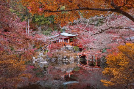 Der schönste Aussichtspunkt von Daigoji ist ein beliebtes Touristenziel in Kyoto, Japan.