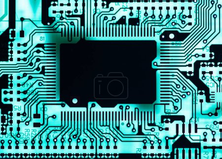 Abstract,close up of Mainboard Electronic background.(logic board,cpu motherboard,circuit,system board,mobo)