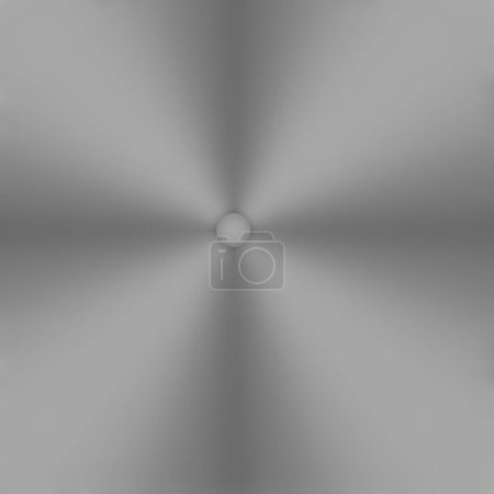 Photo for Monochrome silver colored symmetric glossy pattern like paper or wrapping creased in the middle - Royalty Free Image