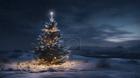 Téléchargez les photos : Arbre de Noël avec lumières de Noël - en image libre de droit