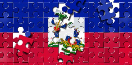Haití Crisis y caos político haitiano como problemas con un colapso económico y el declive de la nación caribeña como un desastre para Puerto Príncipe como problemas de seguridad y agitación del gobierno.